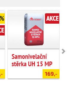 Samonivelační stěrka UH 15 MP