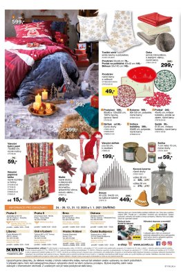 akční leták Sconto nábytek 27.11.2020-27.12.2020