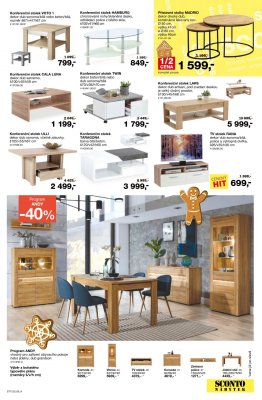 akční leták Sconto nábytek 27.11.2020-27.12.2020