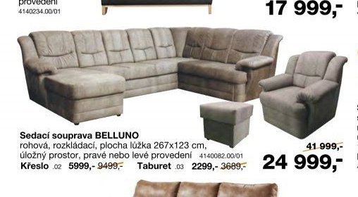 Sedací souprava BELLUNO