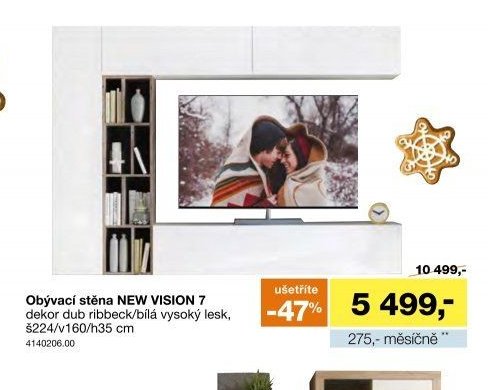 Obývací stěna NEW VISION 7
