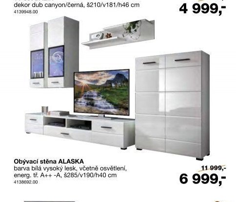 Obývací stěna ALASKA