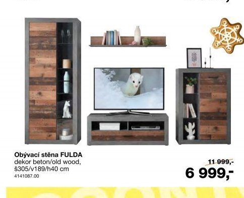 Obývací stěna FULDA