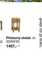 Přístavný stolek .05 30/60/30