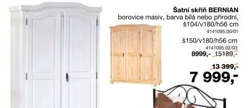 Šatní skříň BERNIAN