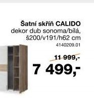 Šatní skříň CALIDO