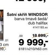 Šatní skříň WINDSOR