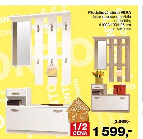 Předsíňová stěna VERA