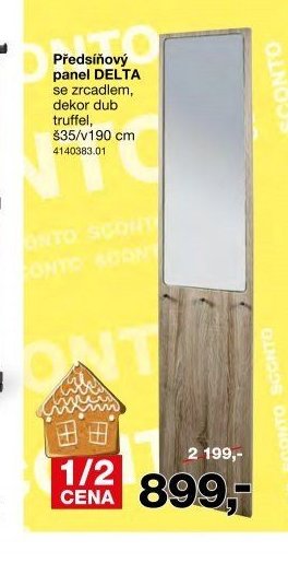 Předsíňový panel DELTA