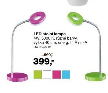 LED stolní lampa
