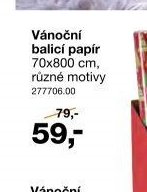 Vánoční balicí papír