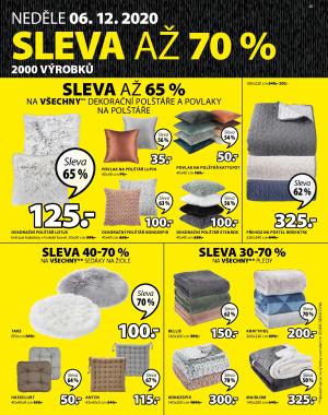akční leták Jysk 25.11.2020-9.12.2020