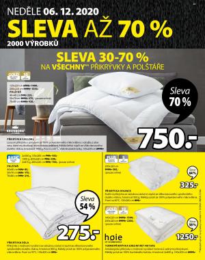 akční leták Jysk 25.11.2020-9.12.2020