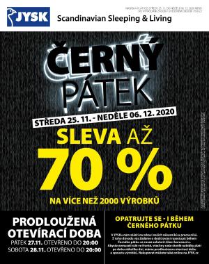akční leták Jysk 25.11.2020-9.12.2020