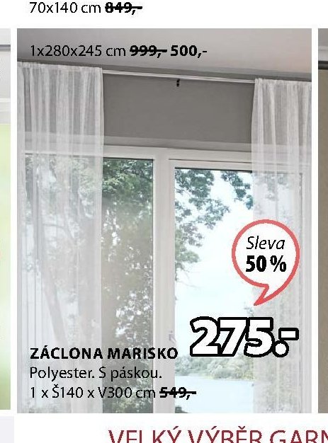 ZÁCLONA MARISKO