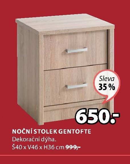 NOČNÍ STOLEK GENTOFTE
