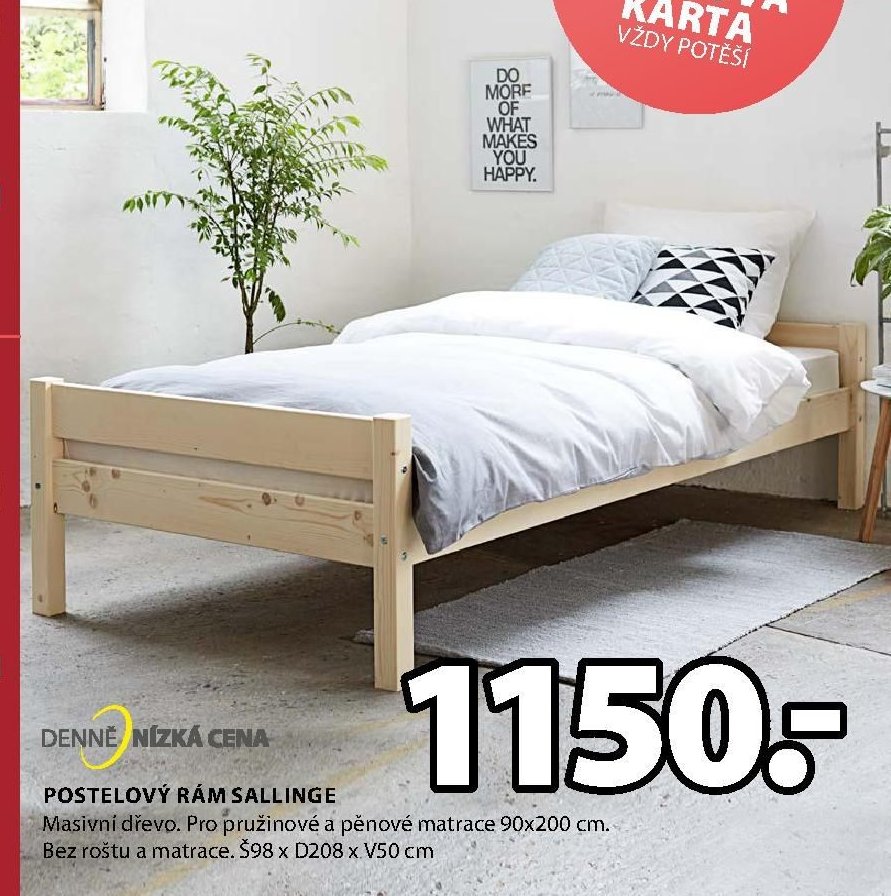 POSTELOVÝ RÁM SALLINGE