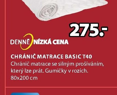 Chránič matrace BASIC T40