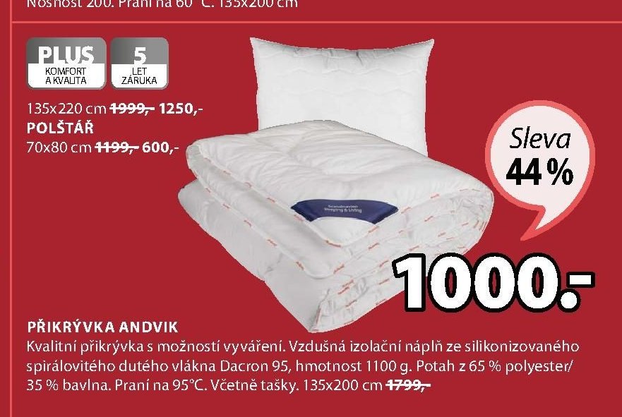 přikrývka ANDVIK