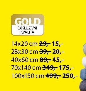 Ručníky Gold