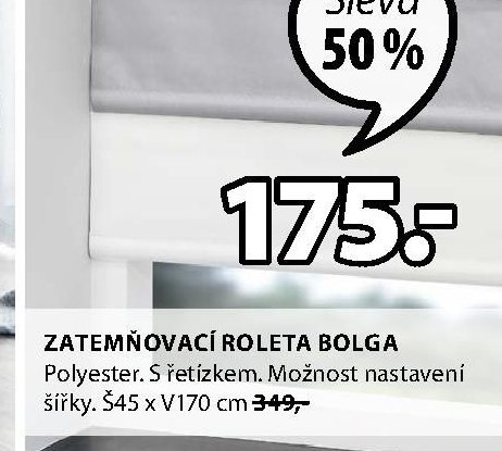 ZATEMŇOVACÍ ROLETA BOLGA