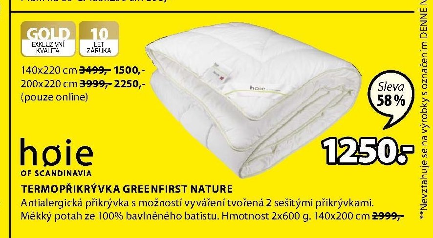 TERMOPŘIKRÝVKA GREENFIRST NATURE