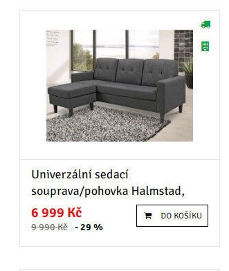 Univerzální sedací souprava/pohovka Halmstad,