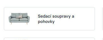 Sedací soupravy a pohovky