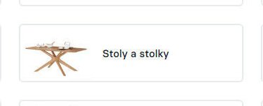 Stoly a stolky