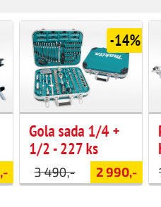 Gola sada 1/4 + 1/2 - 227 ks