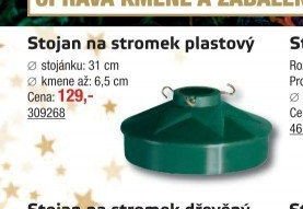 Stojan na stromek plastový