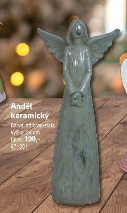 Anděl keramický