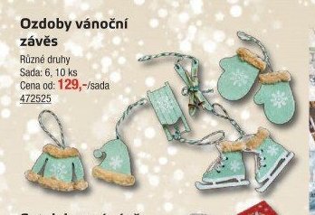 Ozdoby vánoční závěs