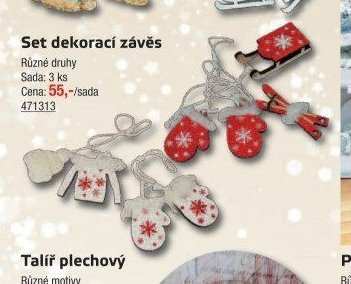 Set dekorací závěs