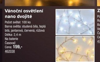 Vánoční osvětlení nano dvojité