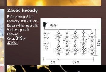 Závěs hvězdy