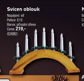 Svícen oblouk