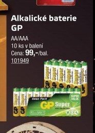 Alkalické baterie GP