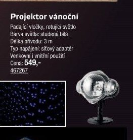 Projektor vánoční
