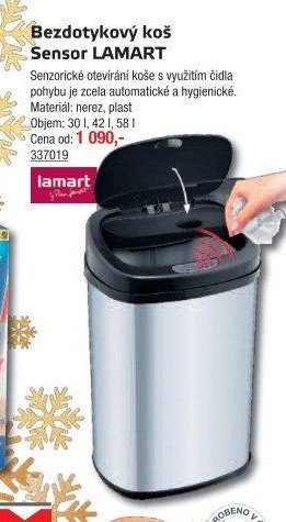 Bezdotykový koš Sensor LAMART