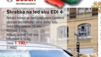 Škrabka na led aku EDI 4