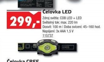 Čelovka LED