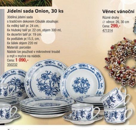 Jídelní sada Onion, 30 ks