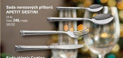 Sada nerezových příborů APETIT DESTINI