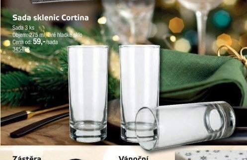 Sada sklenic Cortina
