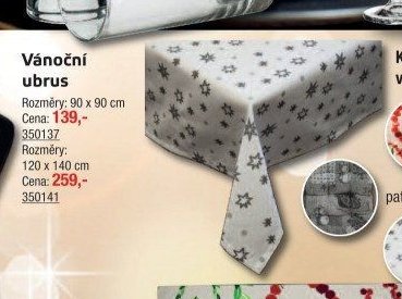Vánoční ubrus