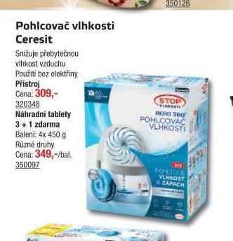 Pohlcovač vlhkosti Ceresit