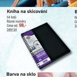 Kniha na skicování