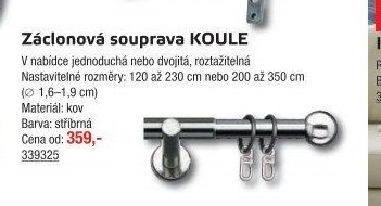 Záclonová souprava KOULE