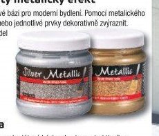 Efektní barvy Silver Metallic